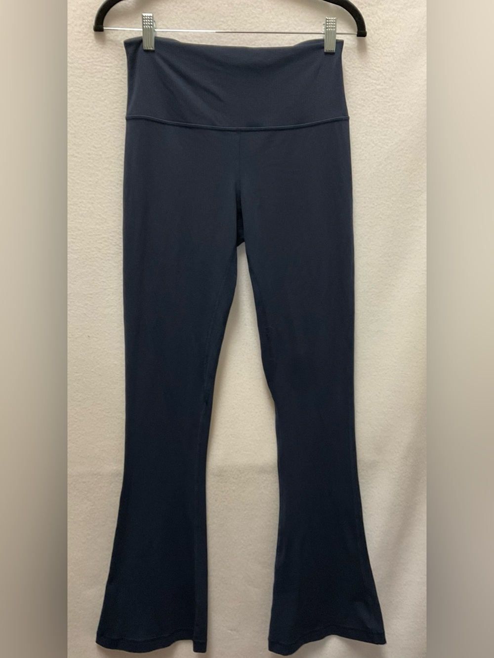 lululemon athletica Navy High-Rise Ribbed Flare Leggings